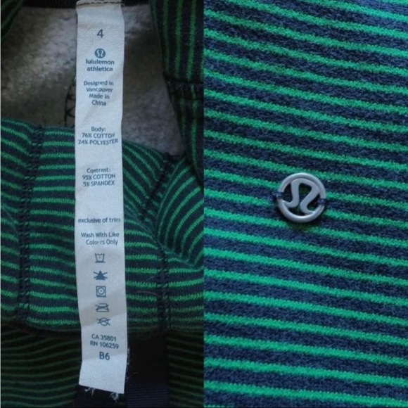 Lululemon Avenue Pullover Green Bean Blue - Picture 5 of 5